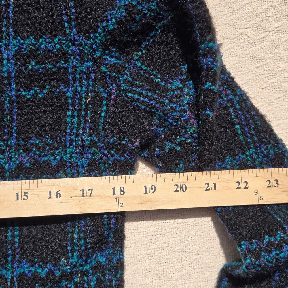 collegiate dark academia gothic moody plaid cardigan jacket ♡ - Picture 5 of 7